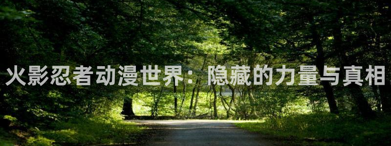 动漫天堂.：火影忍者动漫世界：隐藏的力量与真相