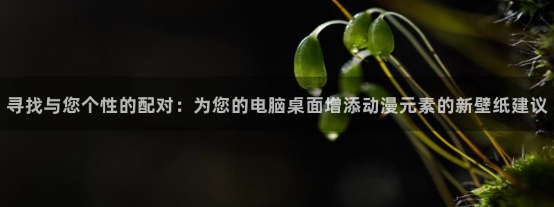 动漫天堂下载：寻找与您个性的配对：为您的电脑桌面增添动漫元素的新壁纸建议