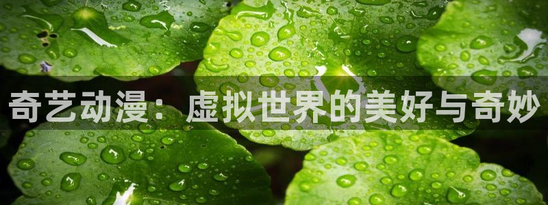 18禁动漫天堂：奇艺动漫：虚拟世界的美好与奇妙