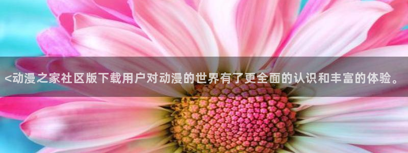 内地动漫天堂：<动漫之家社区版下载用户对动漫的世界有了更全面的认识和丰富的体验。